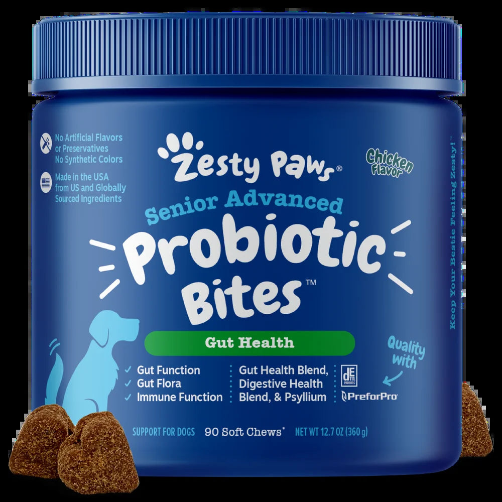 Probiotic Bites? Soft Chews for Senior Dogs